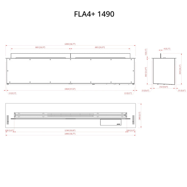 FLA4+ 1490 - Automatische bio-ethanolbrander