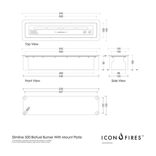 Icon Slimline 500 Brander