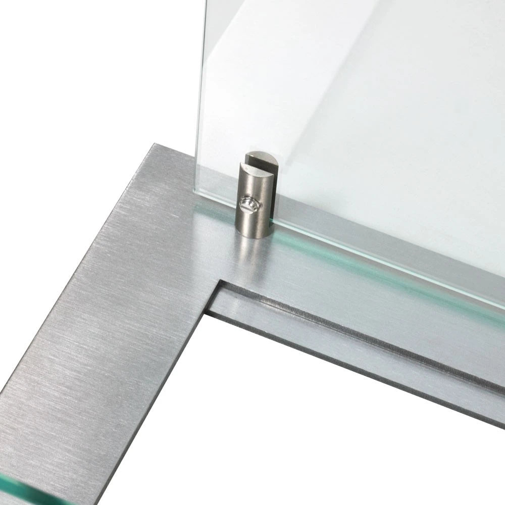 Inbouwprofiel voor brander 100 cm