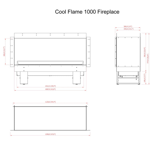 Cool Flame 1000 Eenzijdig