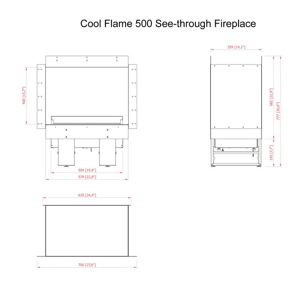 Cool Flame 500 Room-divider