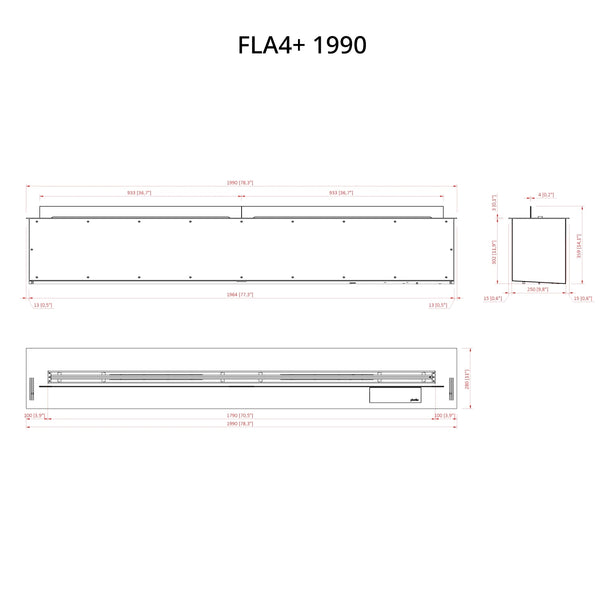 FLA4+ 1990 - Automatische  bio-ethanol brander