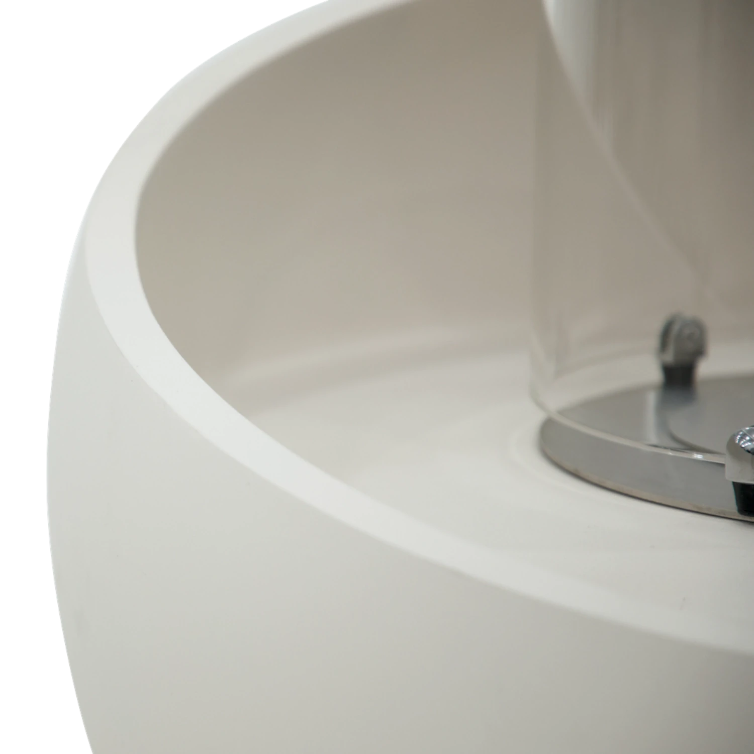 FIRENZE bio-ethanol vuurschaal – crème wit