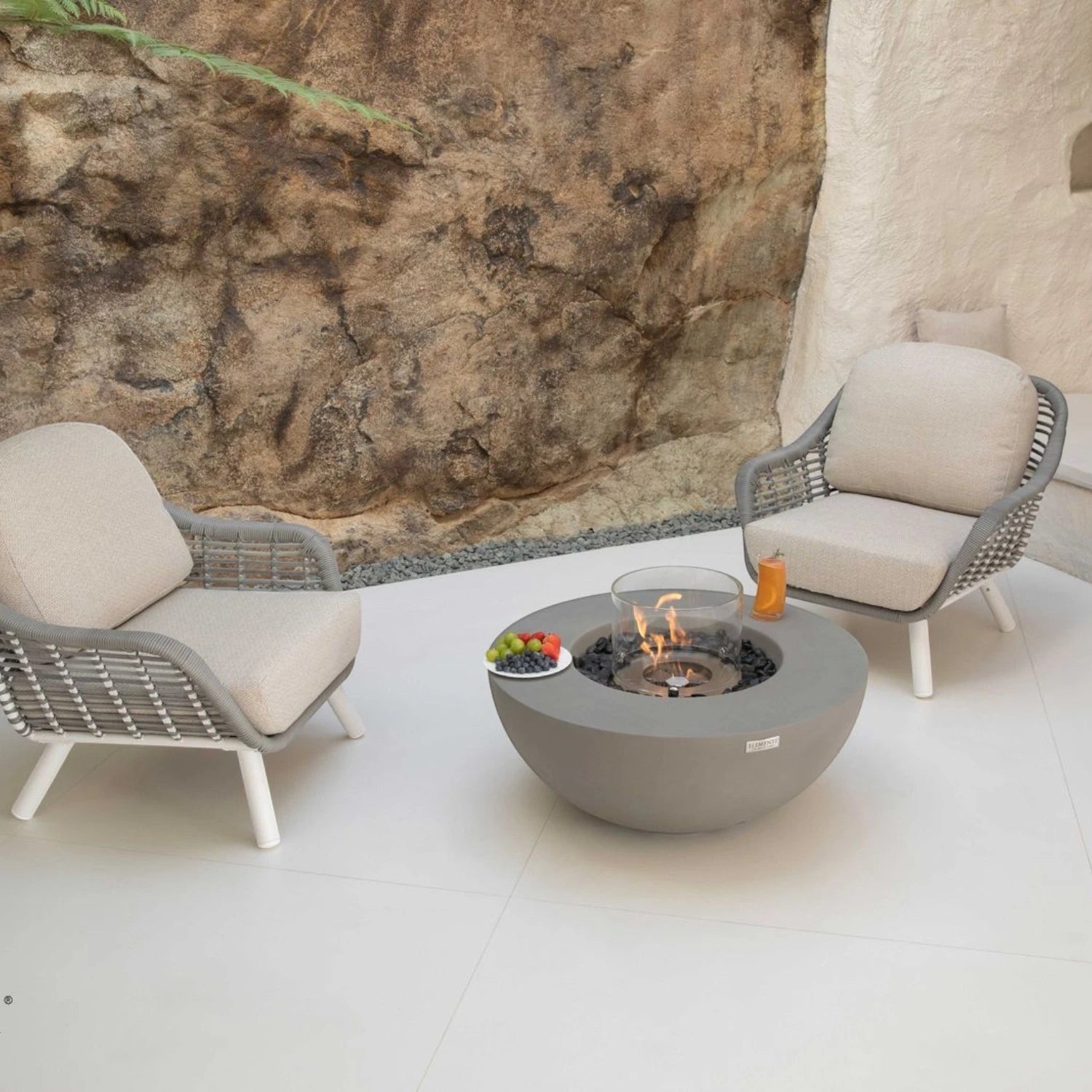 ROCA bio-ethanol vuurtafel – Space Grey