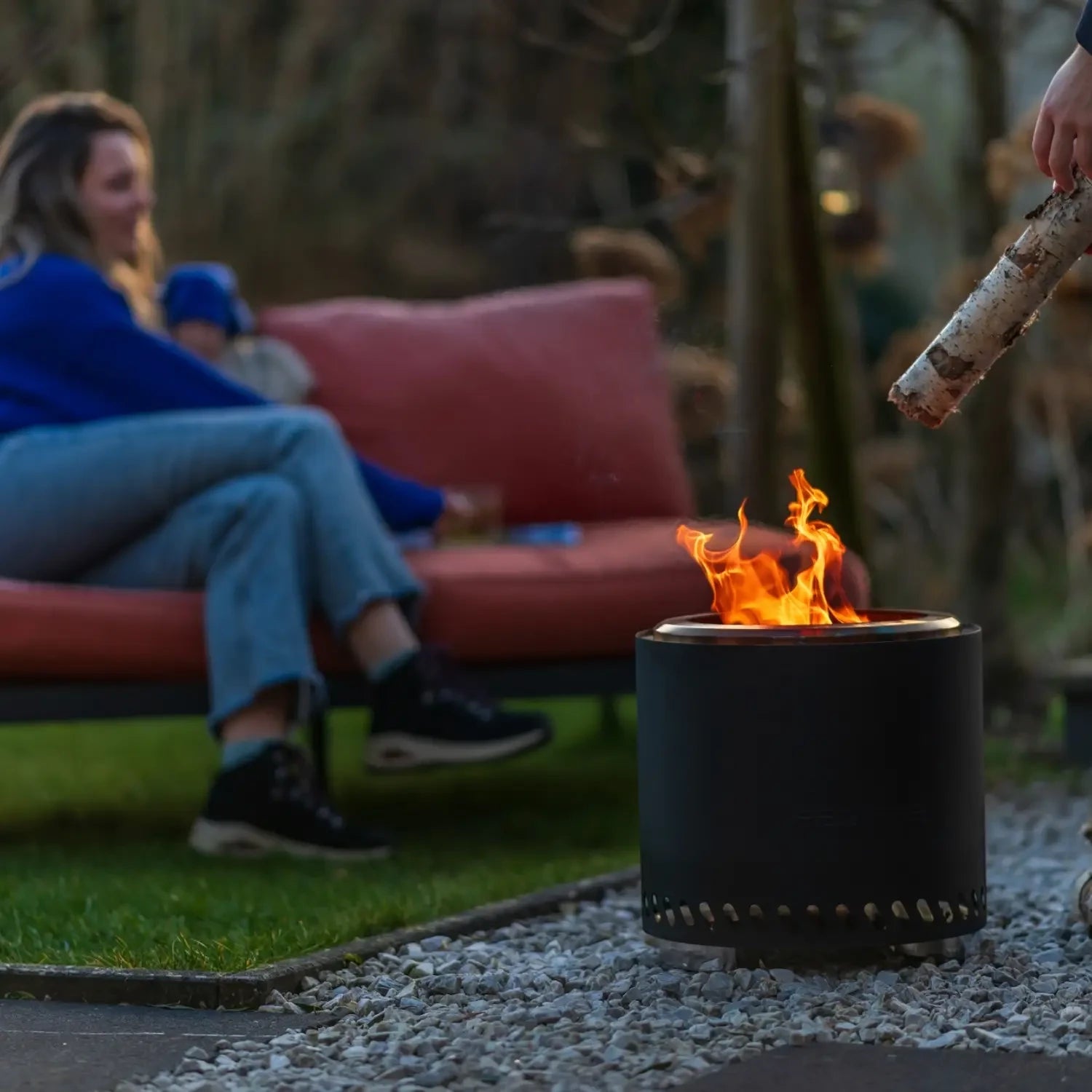 Volcano Pellet Vuurkorf Large – Mat Zwart