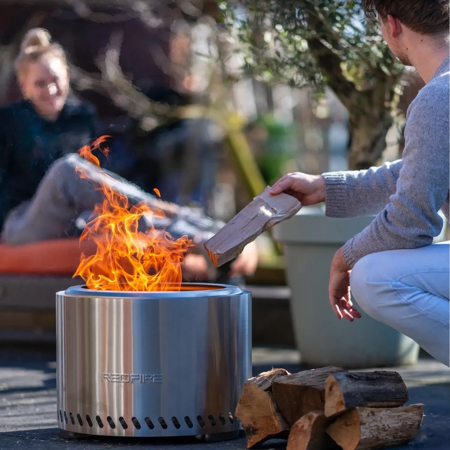 Volcano Pellet Vuurkorf Extra Large – RVS