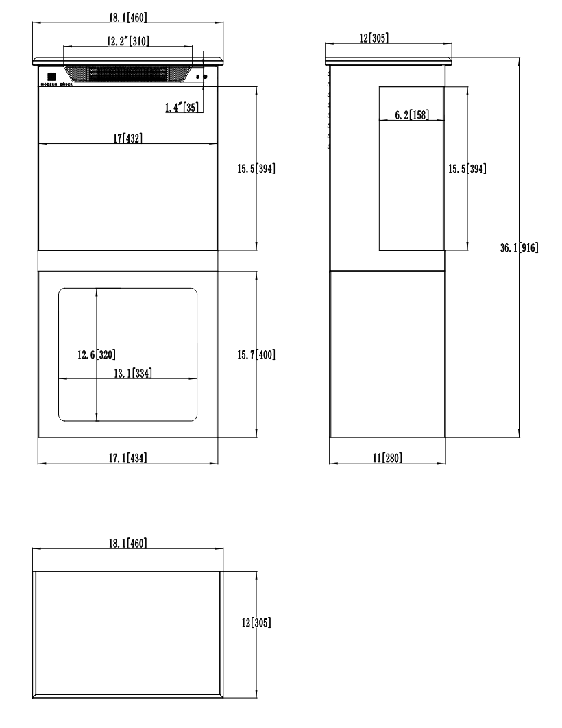 Tower + Stand - Zwart