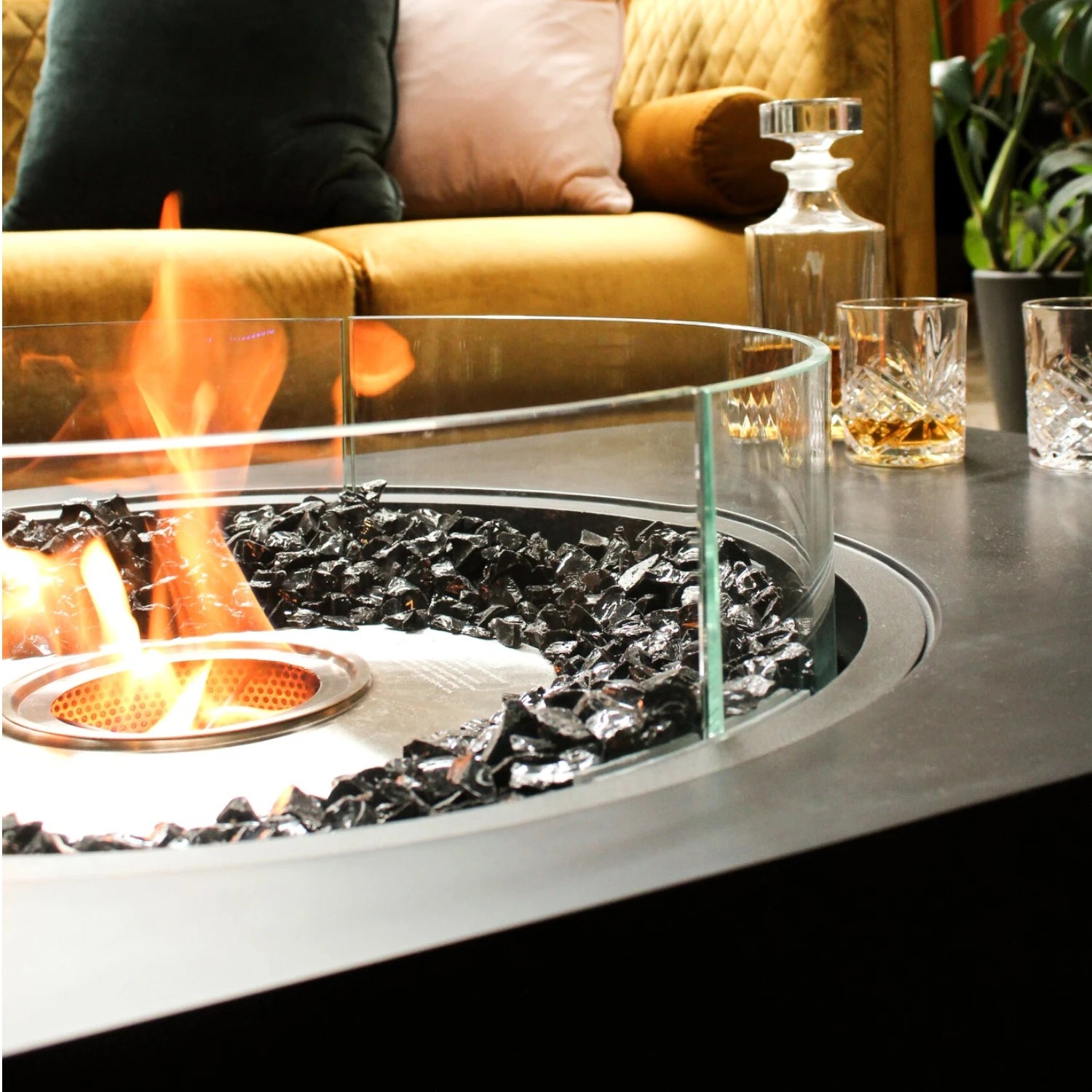 Martini 50 - Grafiet Bio-ethanol Vuurtafel