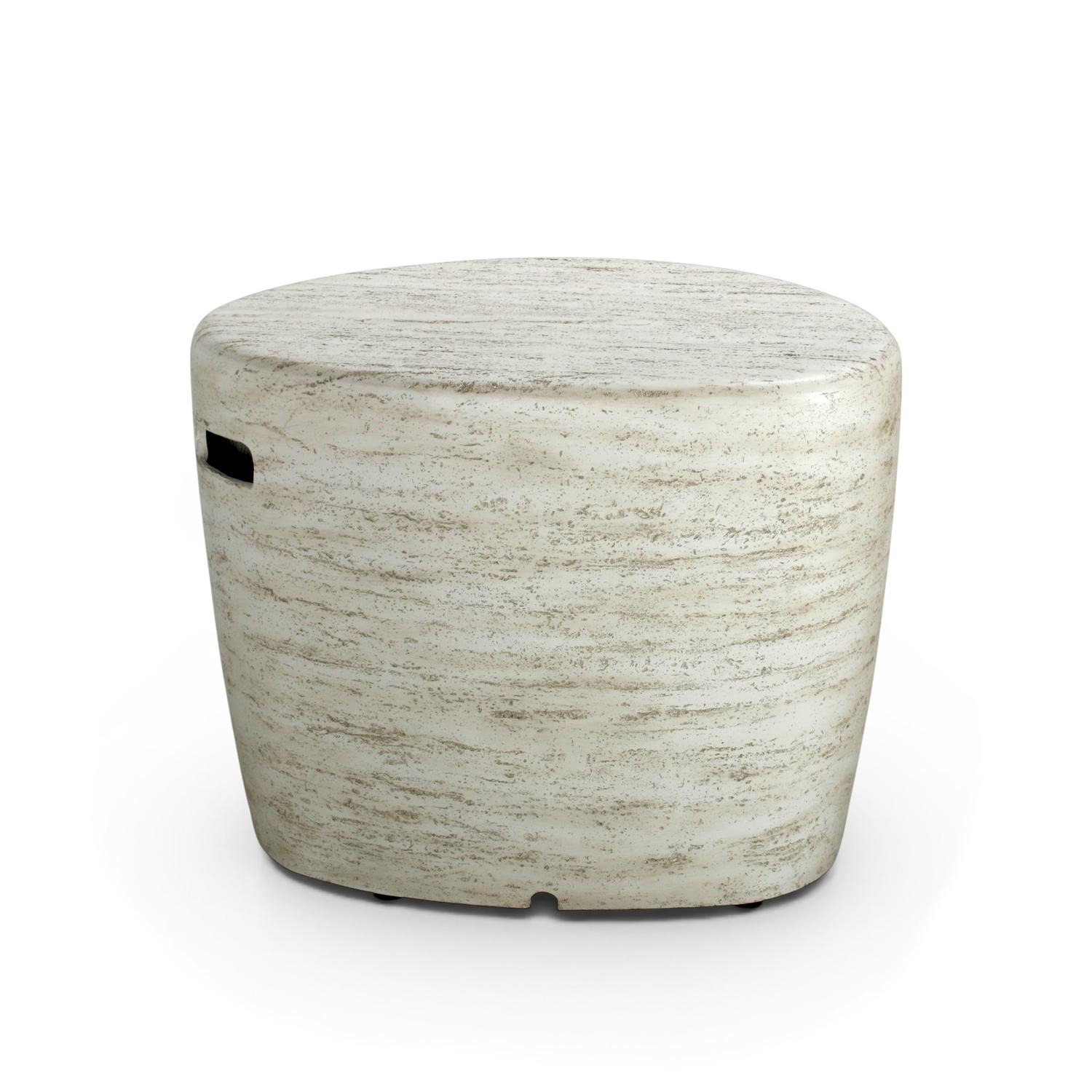 Enclosure Organic Travertine – Gasfles Omkasting