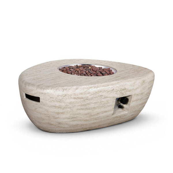 Estate Organic 107 Travertine – Organische Gashaardtafel