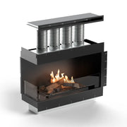 Flogs Box 1000 Linkerhoek (In-Room Vent) - Bio-ethanolhaard