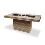 Gin 90 Bar - Teak Bio-ethanol Vuurtafel