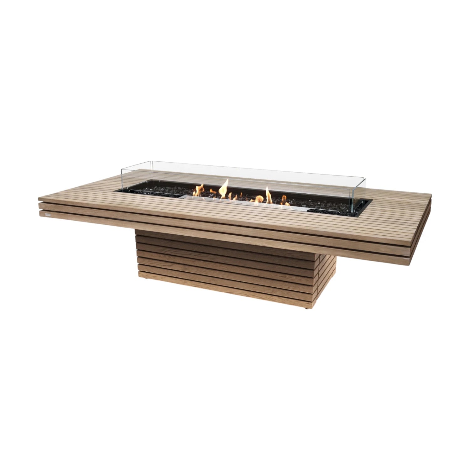 Gin 90 Chat - Teak Bio-ethanol Vuurtafel