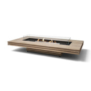 Gin 90 Low - Teak Bio-ethanol Vuurtafel