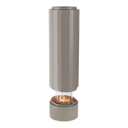 Pillar - Hangende bio-ethanolhaard - Zijdegrijs