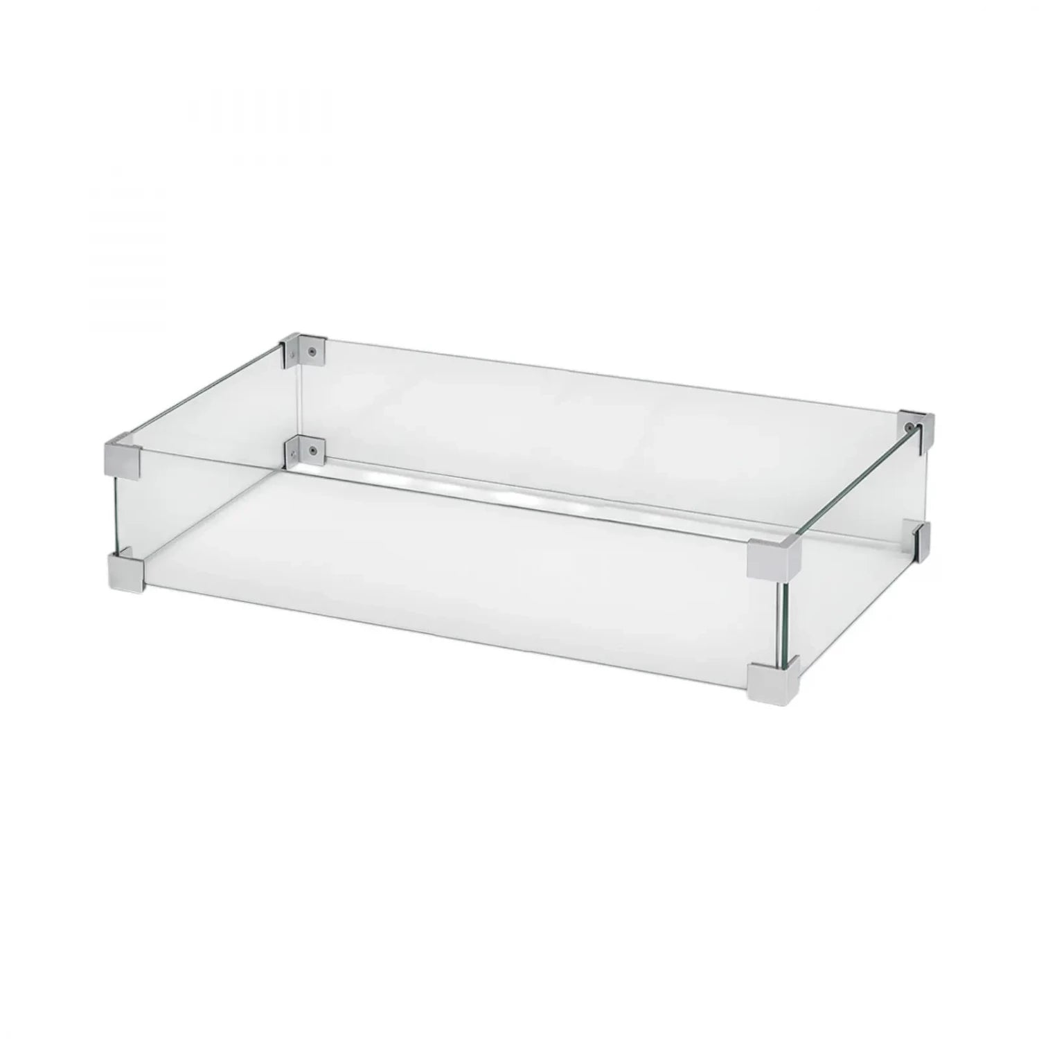 Veiligheidsglas voor rechthoekige gasbrander - 67 cm
