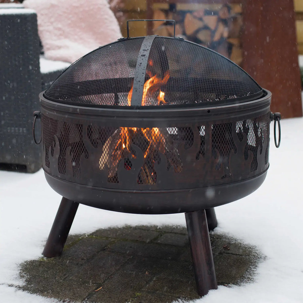 Blazer vuurkorf met grill