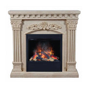 Freyr - Waterdamp Haard in Polystone - Wit