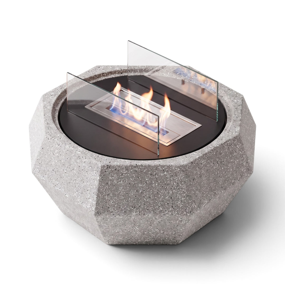 NOVA - Granietgrijs - Outdoor bio-ethanol haard