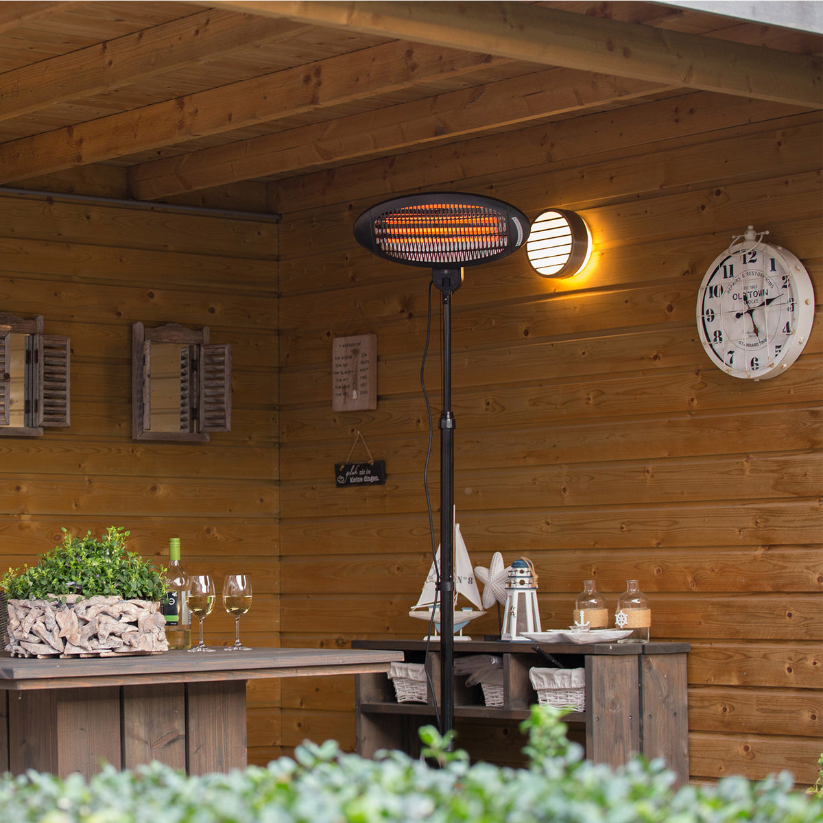 Elektra Vrijstaande Terrasverwarmer 2000 Watt