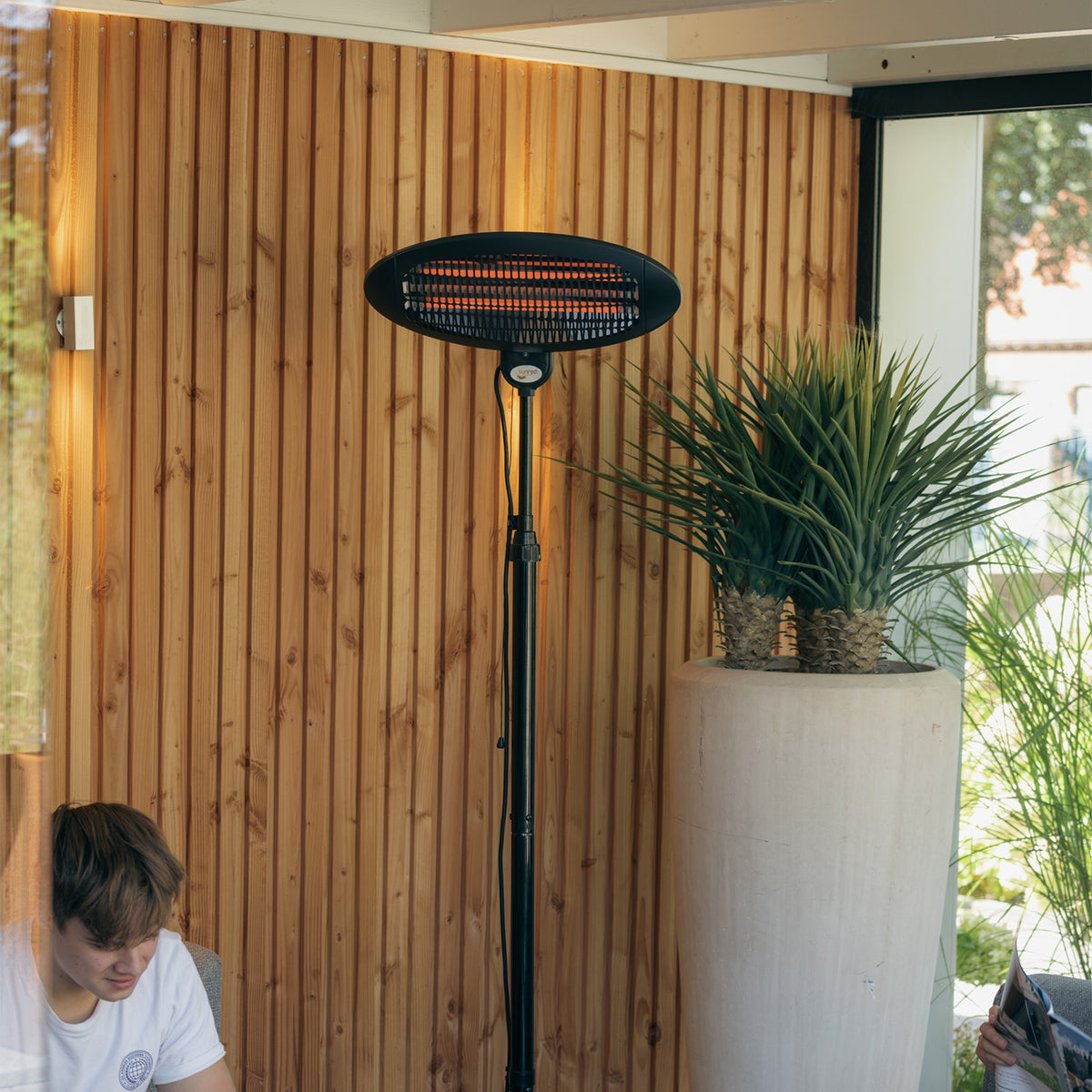 Elektra Vrijstaande Terrasverwarmer 2000 Watt
