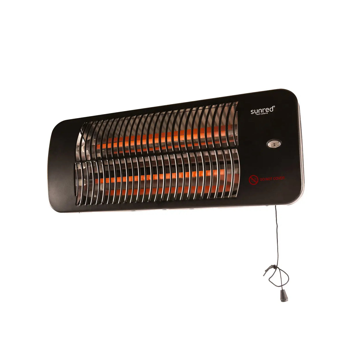Lugo Elektrische Terrasverwarmer 2000 Watt - Wandmontage