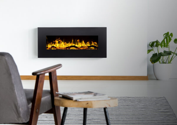 Aflamo Albion 110 cm Zwart Elektrische Haard