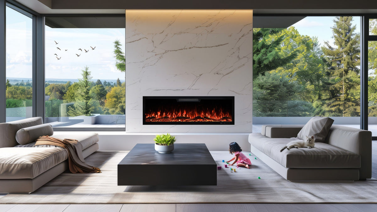Aflamo Elite 213,3 cm Elektrische Haard