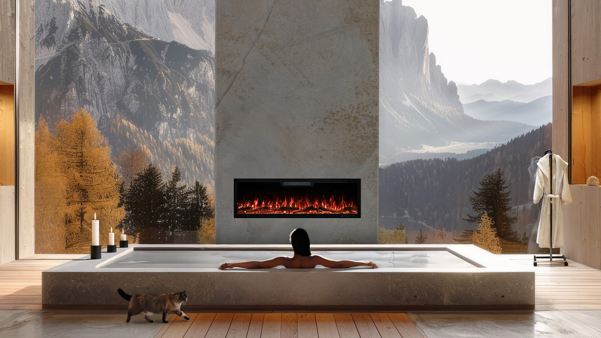 Aflamo Elite 153 cm Electric Fireplace