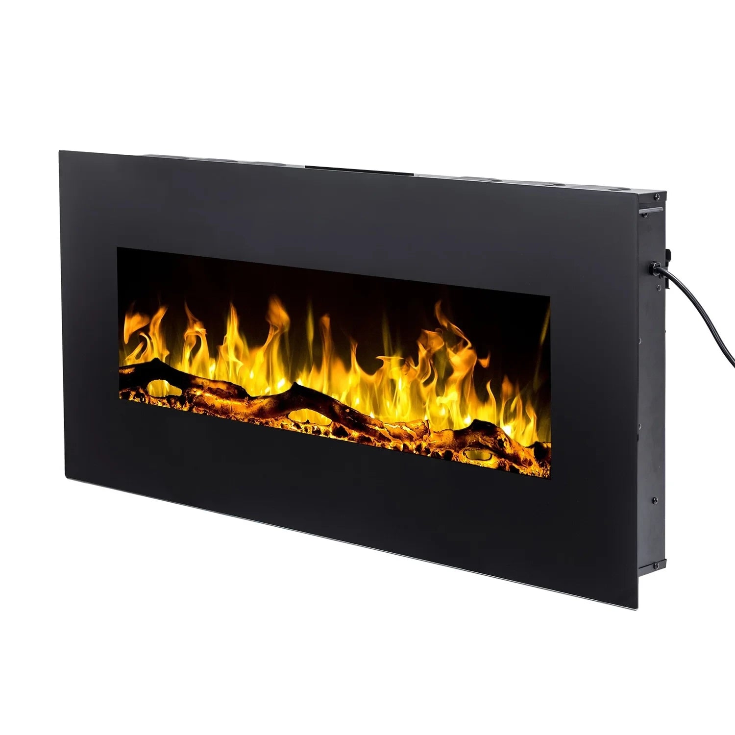 Albion 110 cm Wandgemonteerde Elektrische Haard – Zonder Verwarming