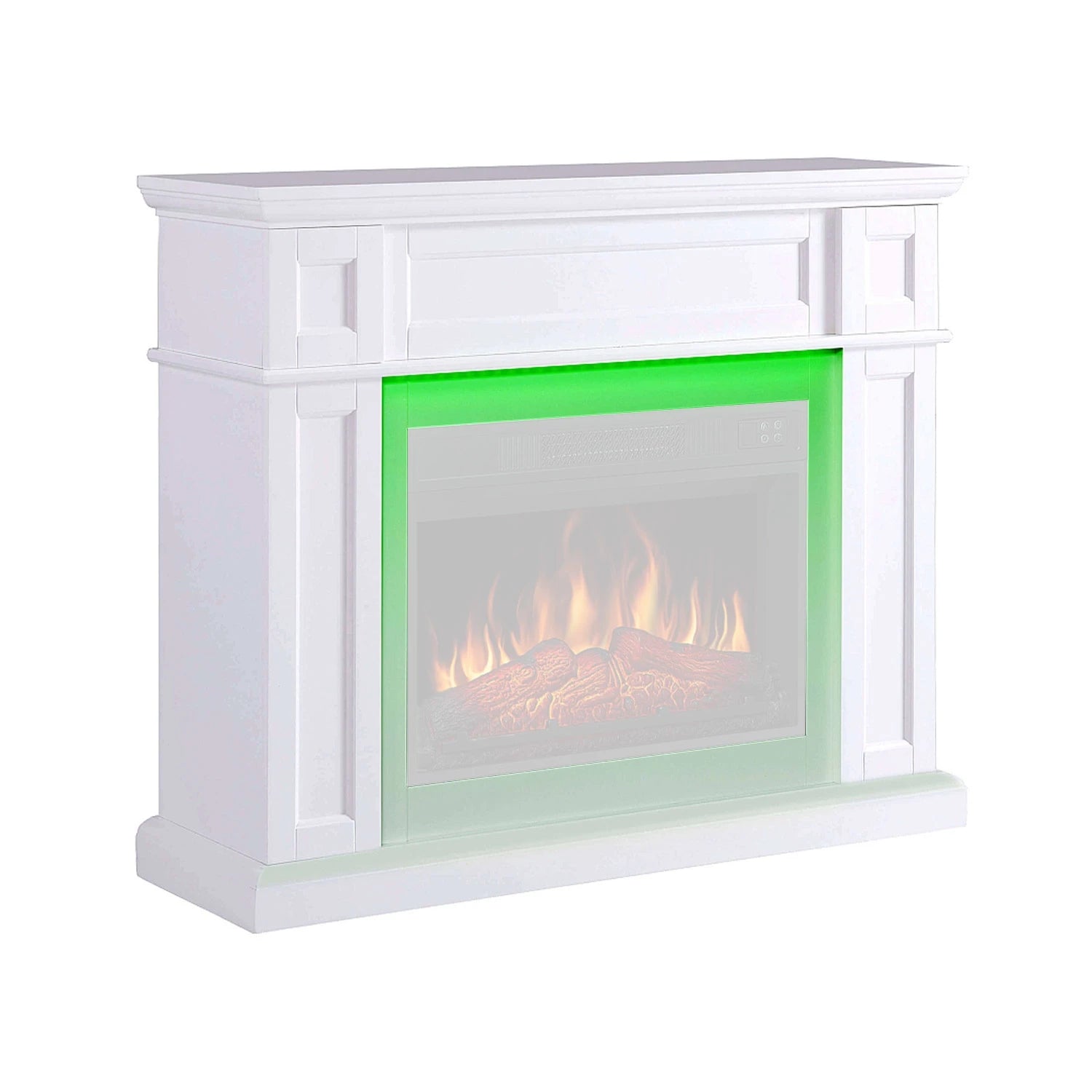 Koop de Linz witte schouwomlijsting – met sfeervolle LED-verlichting | ArtiFlame