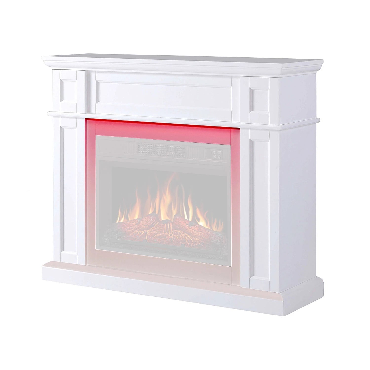 Koop de Linz witte schouwomlijsting – met sfeervolle LED-verlichting | ArtiFlame