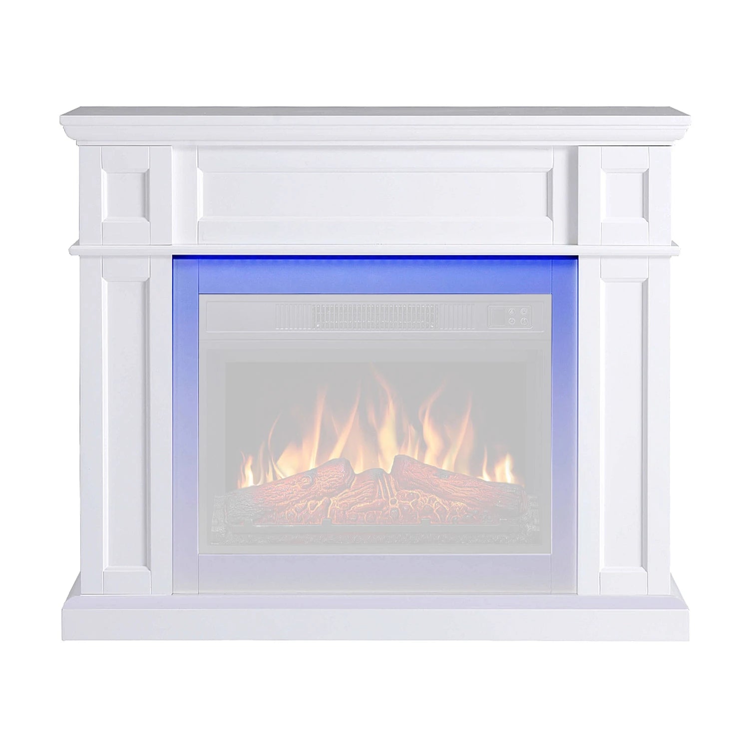 Koop de Linz witte schouwomlijsting – met sfeervolle LED-verlichting | ArtiFlame