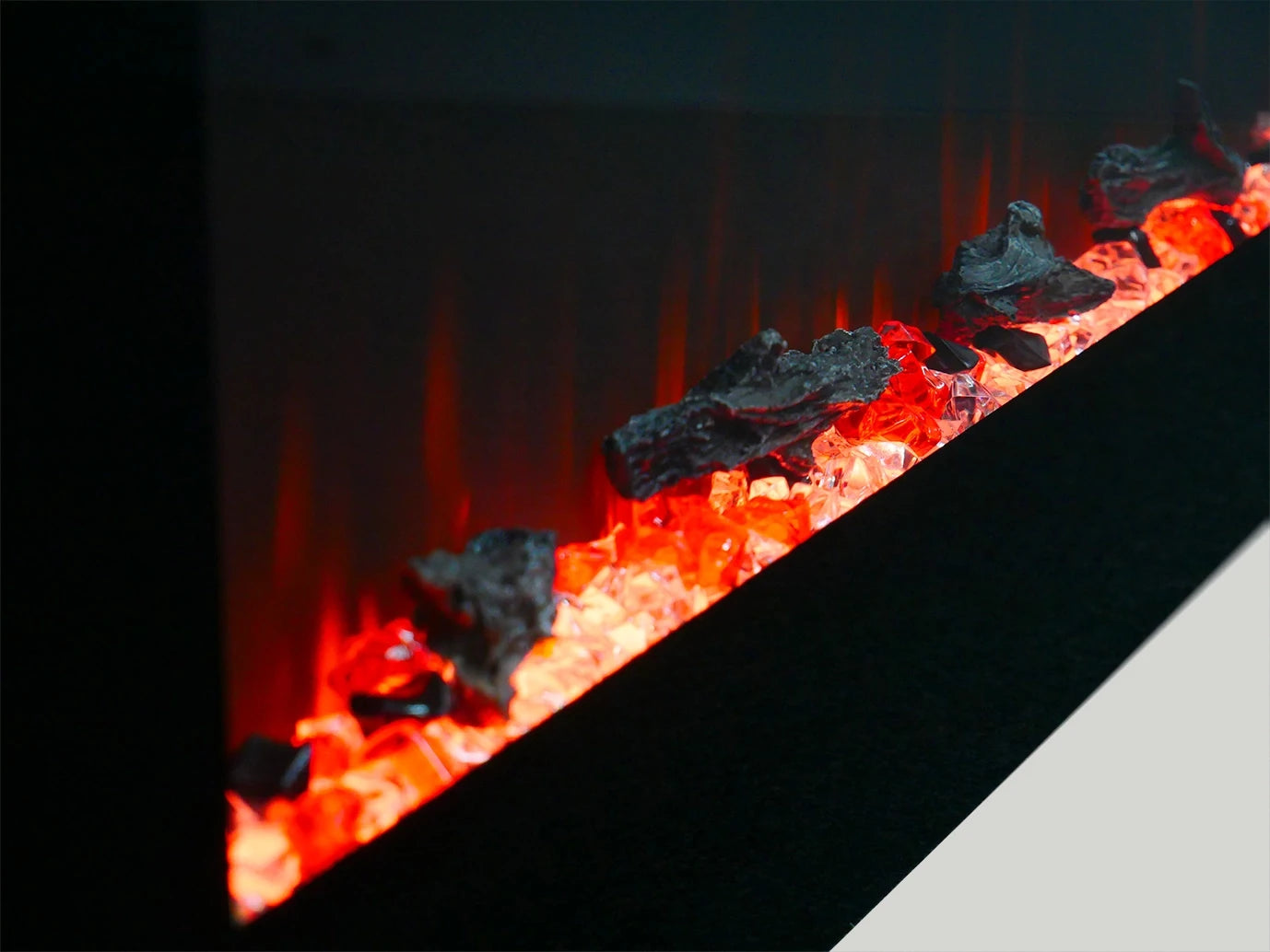 Azurite 213 cm - Elektrische wandhaard