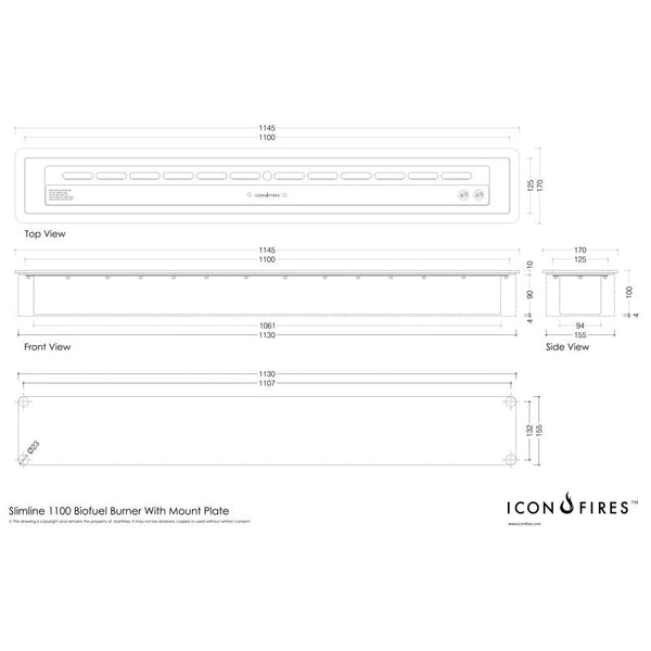 Icon Slimline 1100 Brander
