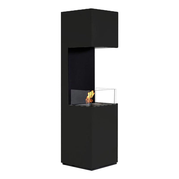 Open 3-zijdige bio-ethanol haard - Zwart