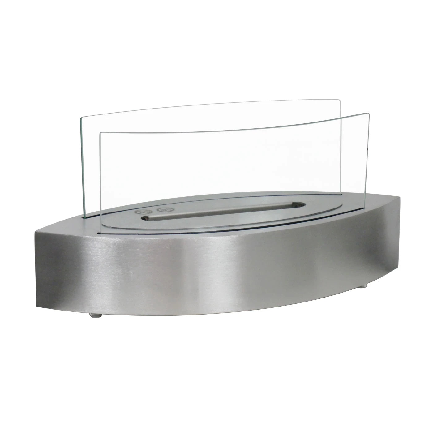 Tafelhaard bio-ethanol oval- Staal