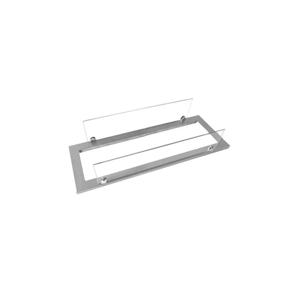Stalen kader met glas - 45 cm