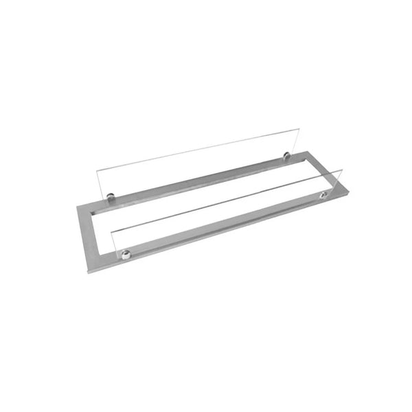 Stalen inzetkader met glas - 60 cm