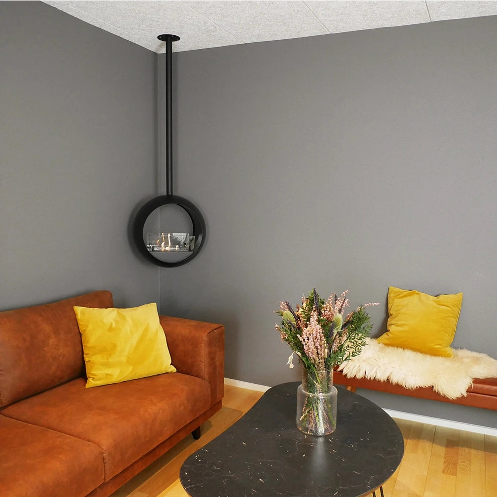 Edmonton 2-zijdig Plafond bio-ethanol haard