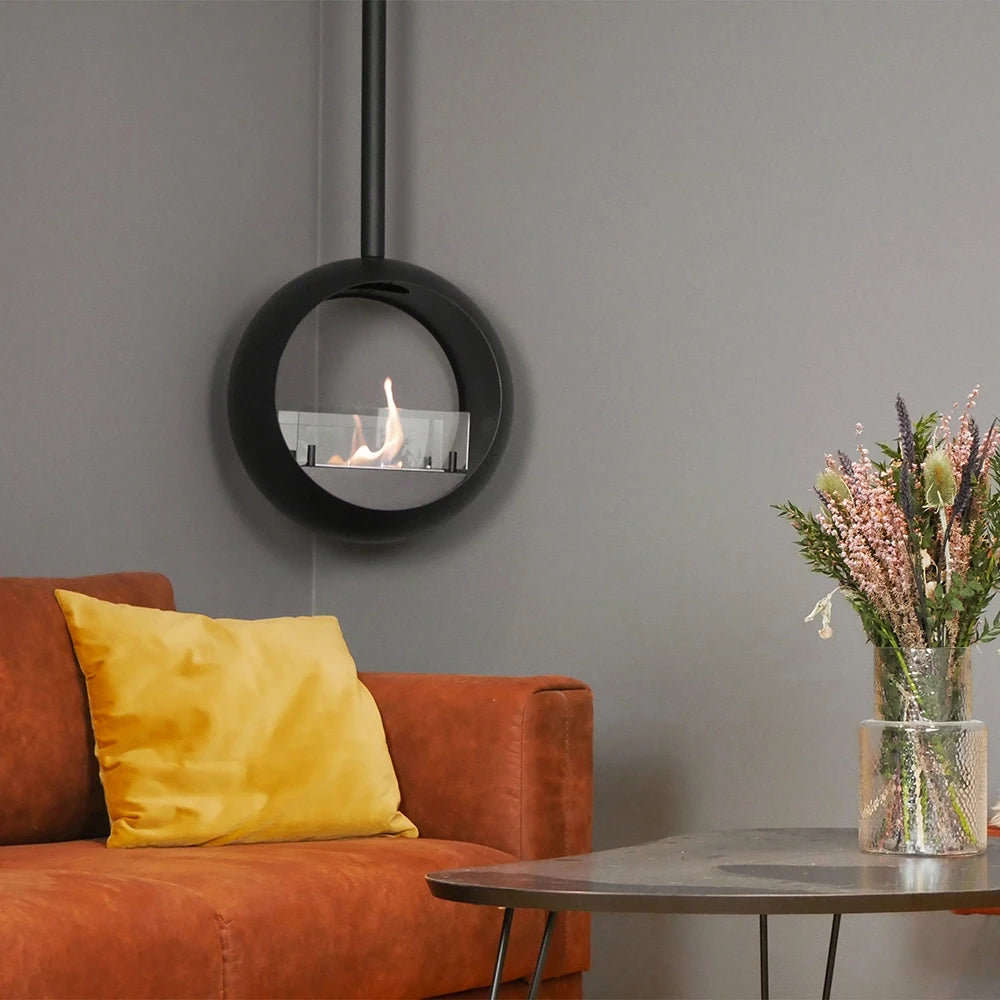 Edmonton 2-zijdig Plafond bio-ethanol haard