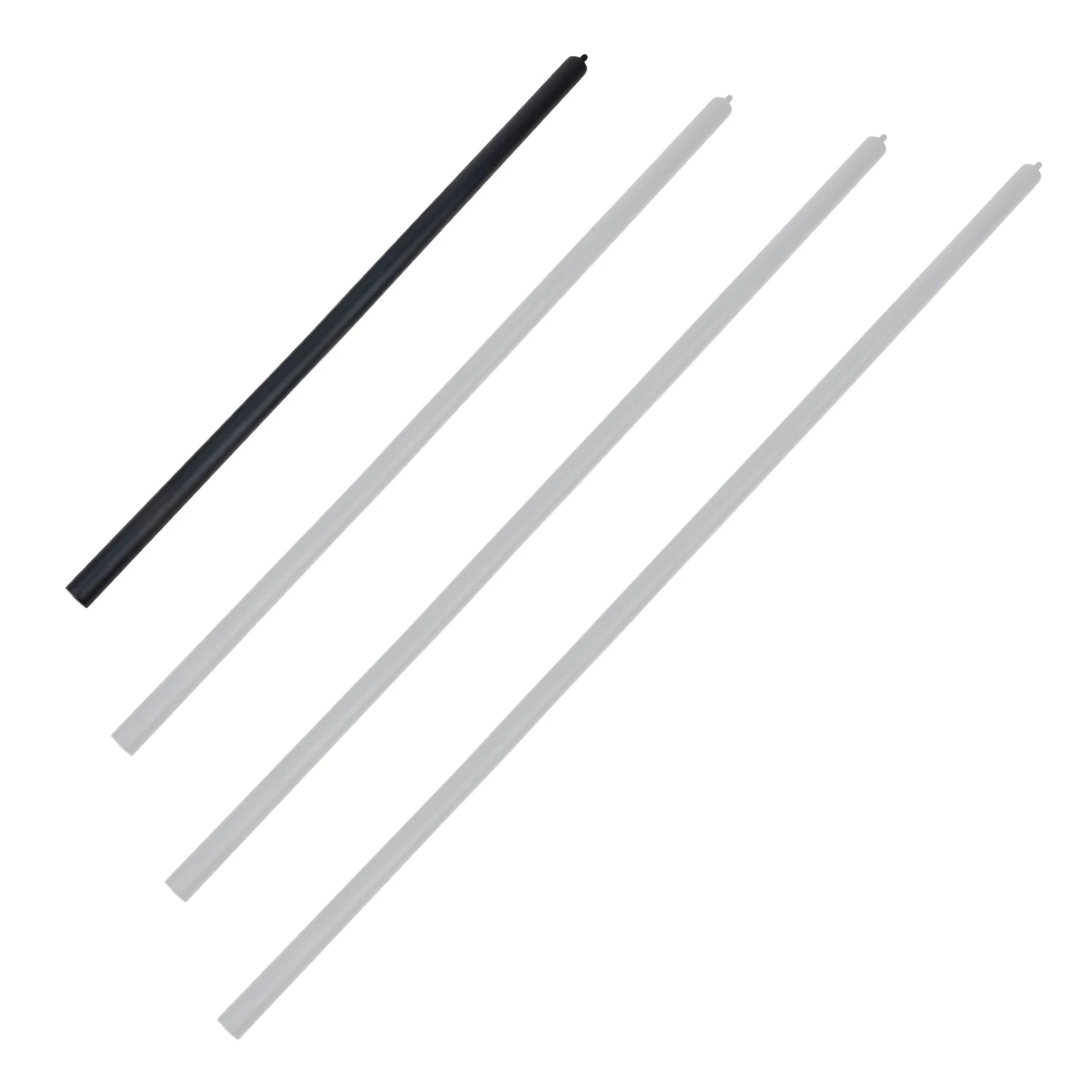 Plafondstang 125 cm – zwart