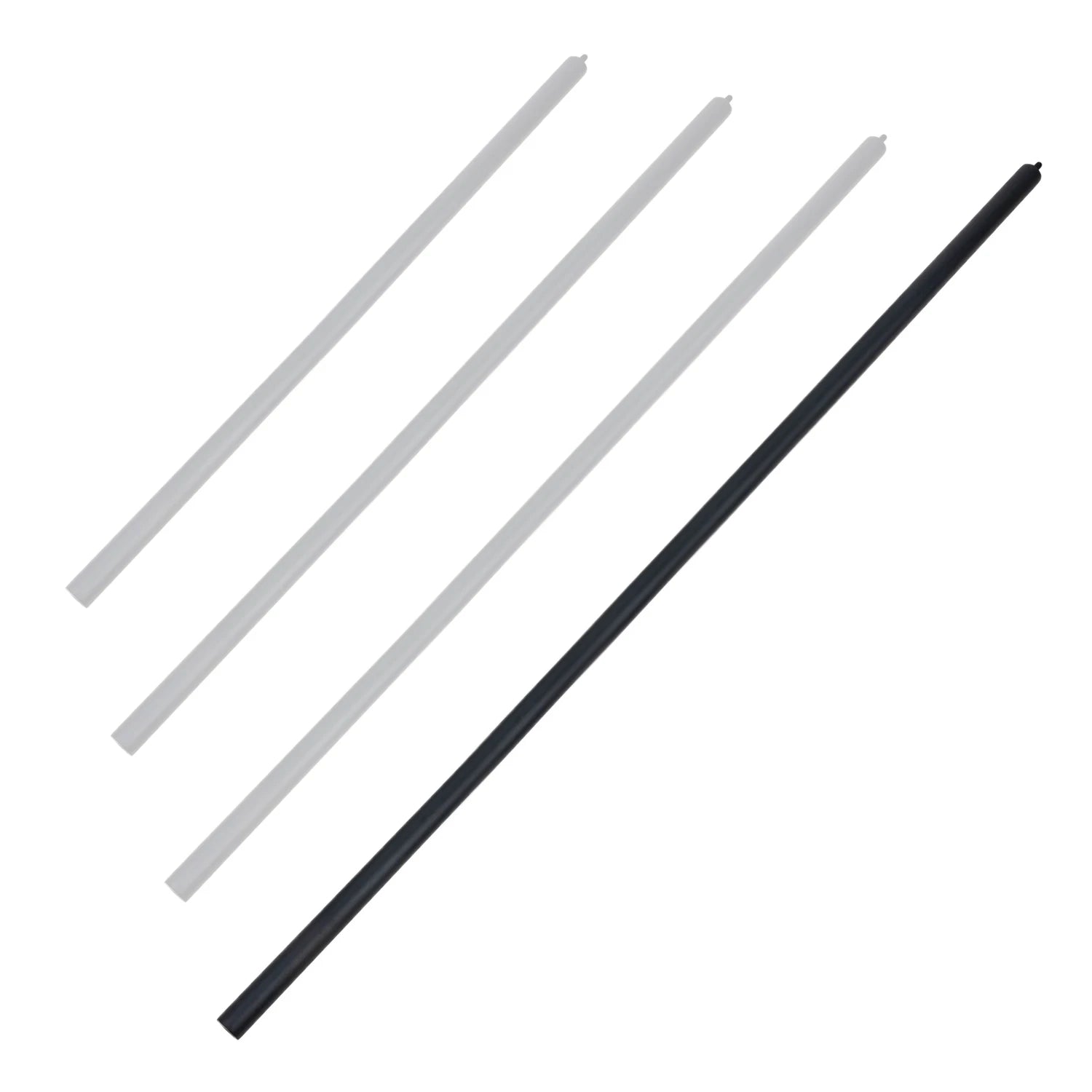 Plafondstang 200 cm – zwart
