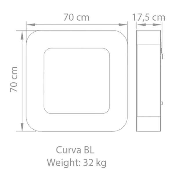 Safretti Curva BL - Zwart