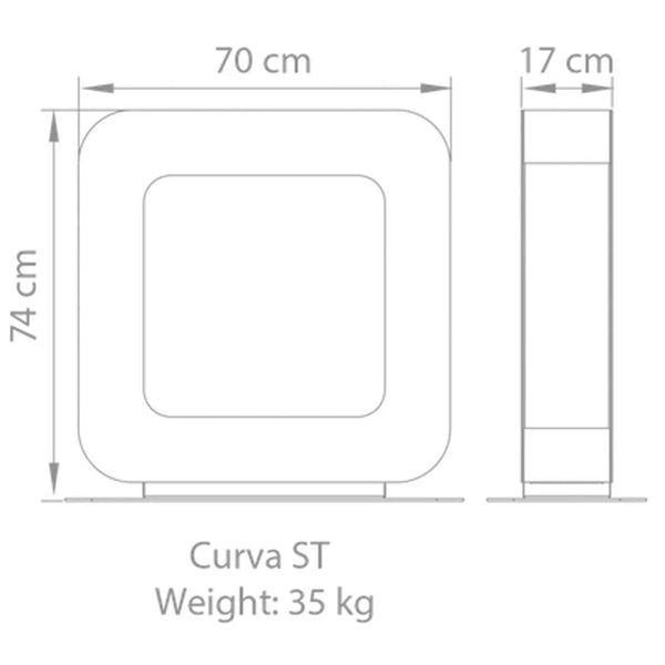 Safretti Curva ST - Zwart