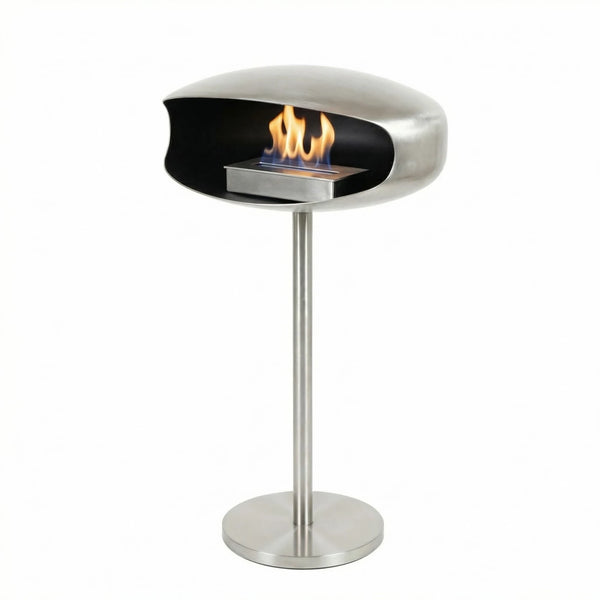 Steel, freestanding biofire UFO-50 from Hein & Haugaard