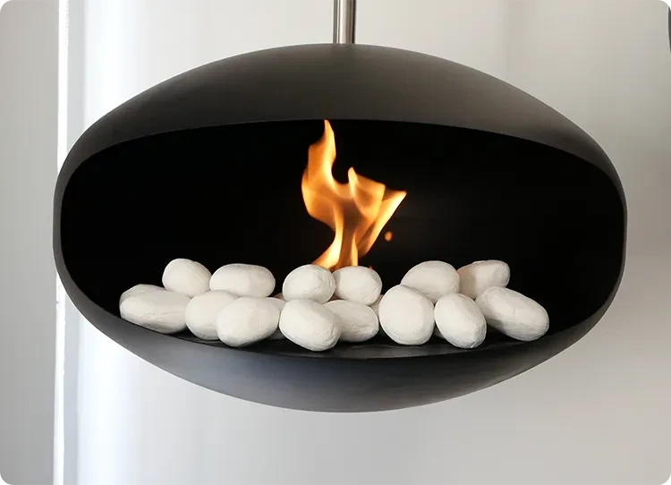 Bio-ethanol haarddecoratie