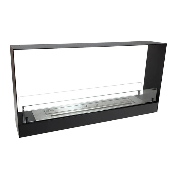 100 cm bio-ethanol inbouwhaard - Zwart