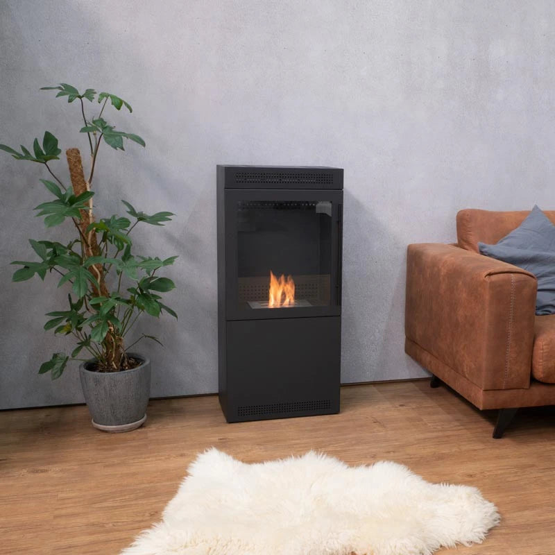 Jackson - bio-ethanol haard in houtkachel design