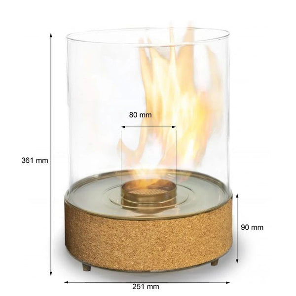 Dancing Flames tafel bio-ethanol haard